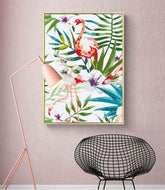 Painting by Numbers Animals Flamingo Flowers